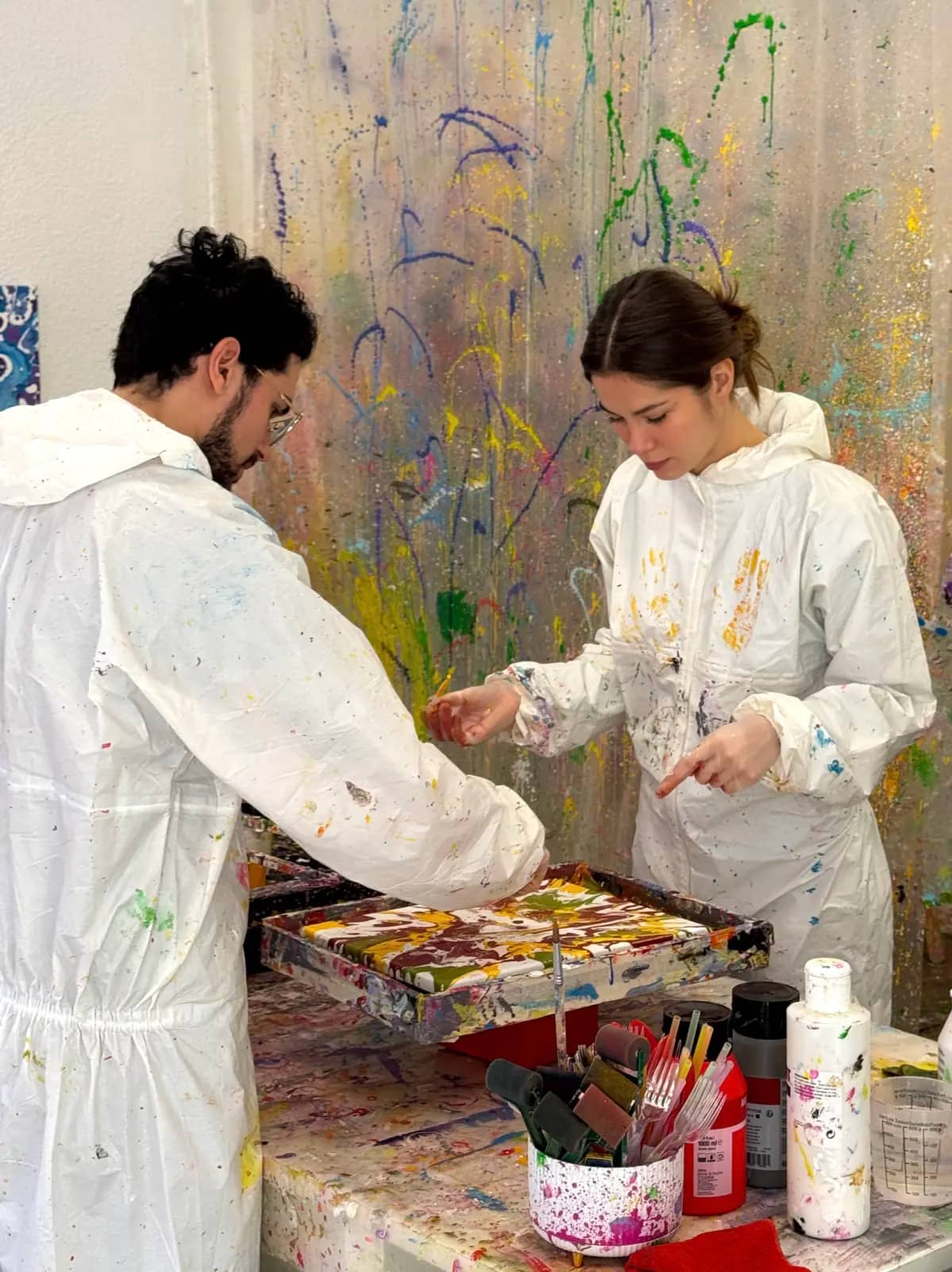 Splash Painting Open Session in Barcelona - experience photo 5