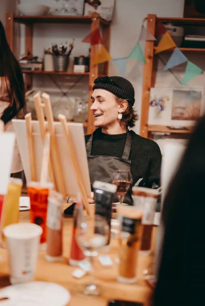 Barcelona Sip and Paint with Sangria Refill moment