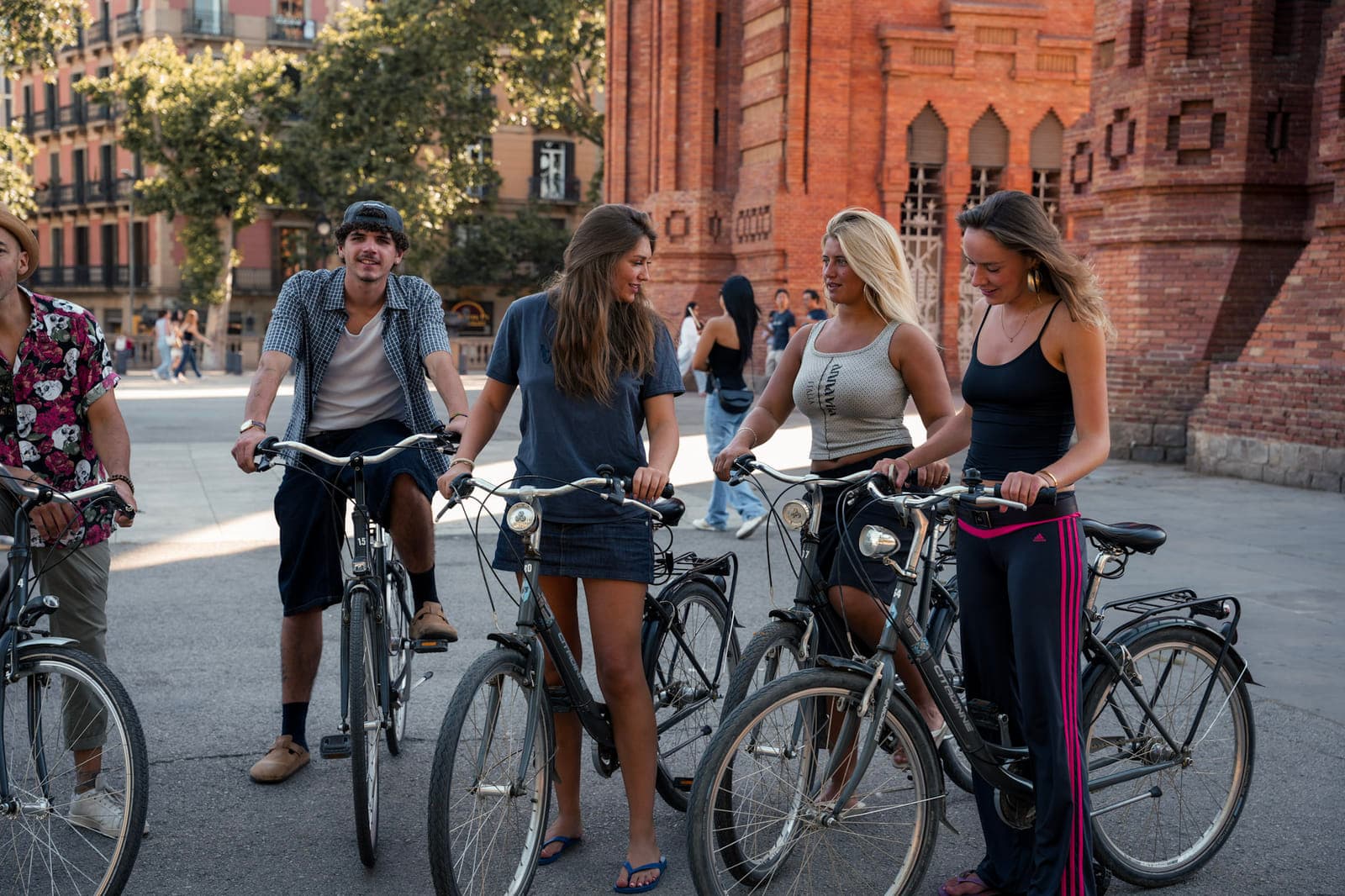 Barcelona Social Bike Tour with Tapas on the route